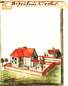 Begräbnis Kirchel - Kościół cmentarny, widok ogólny